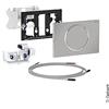 Geberit Sigma10 placca di azionamento per maniglia di supporto pieghevole Round, 115863SN6, Round Sigma10 [Placche di Scarico > Placche di Scarico per WC]