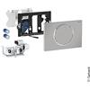 Geberit Sigma10 placca di azionamento per maniglia di supporto pieghevole Round, 115869SN6, Round Sigma10 [Placche di Scarico > Placche di Scarico per WC]