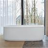 Duravit Zencha vasca da bagno freestanding, ovale, 700463000000000, Zencha bianco opaco [Vasche da Bagno > Vasche da Bagno Freestanding]