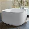 Duravit Zencha vasca da bagno freestanding, softcube, 700464000000000, Zencha bianco opaco [Vasche da Bagno > Vasche da Bagno Freestanding]
