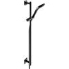 Keuco IXMO set doccia con asta, 3 tipi di getto, 59587370802, IXMO nero opaco [Rubinetteria Bagno > Set Doccia]