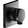 Keuco IXMO presa d'acqua con supporto, 59592370002, IXMO nero opaco [Rubinetteria Bagno > Prese d'Acqua]