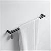 Keuco REVA barra portasciugamani, 12801370600, REVA nero opaco [Accessori Bagno > Portasciugamani]