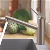 hansgrohe Zesis M33 rubinetto da cucina, bassa pressione, orientabile, 74806800, Zesis M33 effetto acciaio inox [Rubinetteria da Cucina > Rubinetti da Cucina]