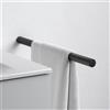 Keuco REVA asta portasciugamani, 12820370000, REVA nero opaco [Accessori Bagno > Portasciugamani]