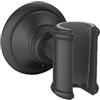 AXOR Montreux supporto doccetta, 16325340, Montreux nero cromato spazzolato [Rubinetteria Bagno > Doccette / Supporti]