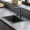 hansgrohe S52 lavello da cucina, 43359170, S52 S52 nero grafite [Lavelli da Cucina > per Base Sottolavello a partire da 60 cm]
