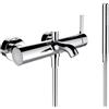 LAUFEN Kartell LAUFEN rubinetto vasca esterno, con set doccia, H3213370041411, Kartell LAUFEN cromo [Rubinetteria Bagno > Rubinetteria Vasca]