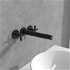 Villeroy & Boch Loop & Friends rubinetto lavabo, installazione a parete, TVZ106012000K5, Loop & Friends nero opaco [Rubinetteria Bagno > Rubinetteria Lavabo]
