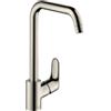 hansgrohe Focus M41 rubinetto da cucina, orientabile, 31821800, Focus M41 acciaio inox spazzolato [Rubinetteria da Cucina > Rubinetti da Cucina]