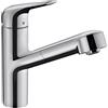 hansgrohe Focus M42 rubinetto da cucina, orientabile, estraibile, 71865000, Focus M42 cromo [Rubinetteria da Cucina > Rubinetti da Cucina]