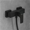 Villeroy & Boch Architectura Square rubinetto doccia esterno con miscelatore, TVS125001000K5, Architectura Square nero opaco [Rubinetteria Bagno > Rubinetteria Doccia]