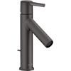 AXOR Starck rubinetto lavabo 100 CoolStart, 10007340, 100 Starck nero cromato spazzolato [Rubinetteria Bagno > Rubinetteria Lavabo]