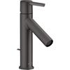 AXOR Starck rubinetto lavabo 100, 10001340, 100 Starck nero cromato spazzolato [Rubinetteria Bagno > Rubinetteria Lavabo]