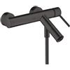 AXOR Starck rubinetto vasca esterno, miscelatore monocomando, 10411340, Starck nero cromato spazzolato [Rubinetteria Bagno > Rubinetteria Vasca]