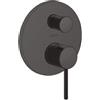 AXOR Starck rubinetto vasca da incasso, miscelatore monocomando, 10416340, Starck nero cromato spazzolato [Rubinetteria Bagno > Rubinetteria Vasca]