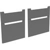 evineo ineo5 frontale scomparto estraibile per mobile 120 cm, per sistema di estrazione Hettich, con 4 scomparti estraibili, con maniglie incassate, BL000389, ineo5 antracite opaco [Mobili da Bagno > Ricambi per Mobili da Bagno]