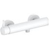 Herzbach SIRO WHITE rubinetto doccia esterno con miscelatore, 30.120100.1.07, SIRO WHITE bianco opaco [Rubinetteria Bagno > Rubinetteria Doccia]