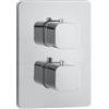 Herzbach LIVING rubinetto doccia da incasso con termostatico, 36.500550.4.01, LIVING cromo [Rubinetteria Bagno > Rubinetteria Doccia]