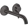 AXOR One rubinetto lavabo a parete, 48120340, One nero cromato spazzolato [Rubinetteria Bagno > Rubinetteria Lavabo]