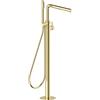 Herzbach SIRO PVD GOLD rubinetto vasca a pavimento, miscelatore monocomando, 30.120207.1.03, SIRO PVD GOLD oro [Rubinetteria Bagno > Rubinetteria Vasca]