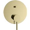 Herzbach SIRO PVD GOLD rubinetto vasca da incasso, miscelatore monocomando, 30.120305.1.03, SIRO PVD GOLD oro [Rubinetteria Bagno > Rubinetteria Vasca]