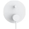 Herzbach SIRO WHITE rubinetto vasca da incasso, miscelatore monocomando, 30.120305.1.07, SIRO WHITE bianco opaco [Rubinetteria Bagno > Rubinetteria Vasca]