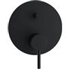 Herzbach SIRO BLACK rubinetto vasca da incasso, miscelatore monocomando, 30.120305.1.12, SIRO BLACK nero opaco [Rubinetteria Bagno > Rubinetteria Vasca]