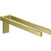 AXOR Universal Rectangular asta portasciugamani, 42622950, Universal Rectangular ottone spazzolato [Accessori Bagno > Portasciugamani]
