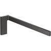 AXOR Universal Rectangular asta portasciugamani, 42626340, Universal Rectangular nero cromato spazzolato [Accessori Bagno > Portasciugamani]