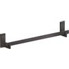 AXOR Universal Rectangular barra portasciugamani, 42661340, Universal Rectangular nero cromato spazzolato [Accessori Bagno > Portasciugamani]