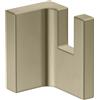 AXOR Universal Rectangular gancio portasciugamani, 42611820, Universal Rectangular nichel spazzolato [Accessori Bagno > Portasciugamani]