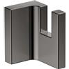 AXOR Universal Rectangular gancio portasciugamani, 42611330, Universal Rectangular nero cromato [Accessori Bagno > Portasciugamani]