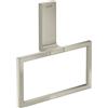 AXOR Universal Rectangular anello portasciugamani, 42623800, Universal Rectangular acciaio inox spazzolato [Accessori Bagno > Portasciugamani]