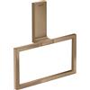 AXOR Universal Rectangular anello portasciugamani, 42623310, Universal Rectangular oro rosso spazzolato [Accessori Bagno > Portasciugamani]