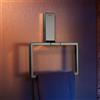 AXOR Universal Rectangular anello portasciugamani, 42623330, Universal Rectangular nero cromato [Accessori Bagno > Portasciugamani]