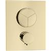 Herzbach LIVING rubinetto doccia da incasso con termostatico, 30.803055.2.03, LIVING; DEEP GREY; DEEP WHITE; DEEP BLACK; SIRO; SIRO PVD GOLD; SIRO GREY; SIRO WHITE; SIRO BLACK; Design New; DEEP; Nano; Neo Castell; Ventura oro [Rubinetteria Bagno > …