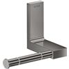 AXOR Universal Rectangular porta rotolo, 42656330, Universal Rectangular nero cromato [Accessori Bagno > Porta Rotolo]