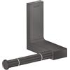 AXOR Universal Rectangular porta rotolo, 42656340, Universal Rectangular nero cromato spazzolato [Accessori Bagno > Porta Rotolo]