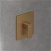 Villeroy & Boch Subway 3.0 rubinetto doccia da incasso con miscelatore, TVS11200200076, Subway 3.0 oro spazzolato [Rubinetteria Bagno > Rubinetteria Doccia]