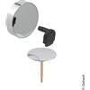 Geberit Split copertura per set scarico e troppopieno con funzione di riempimento, 150481211, Split cromo [Rubinetteria Bagno > Sistemi di Scarico]