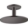 AXOR ShowerSolutions soffione doccia, 2 tipi di getto, 35304340, ShowerSolutions nero cromato spazzolato [Rubinetteria Bagno > Soffioni Doccia]