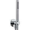 Herzbach LIVING SPA set doccia con presa d'acqua e supporto, 1 tipo di getto, 11.914400.1.01, LIVING SPA; DEEP BLACK; DEEP GREY; DEEP WHITE; SIRO; SIRO PVD GOLD; SIRO GREY; SIRO WHITE; SIRO BLACK cromo [Rubinetteria Bagno > Set Doccia]