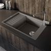 Blanco Elon lavello da cucina, 527254, XL 6 S-F Elon grigio vulcanico opaco [Lavelli da Cucina > per Base Sottolavello a partire da 60 cm]