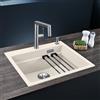 Blanco Etagon lavello da cucina, 527077, 6 Etagon bianco soft opaco/cromo [Lavelli da Cucina > per Base Sottolavello a partire da 60 cm]