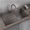Blanco Legra lavello da cucina, 527268, 45 S Legra grigio vulcanico opaco [Lavelli da Cucina > per Base Sottolavello a partire da 45 cm]