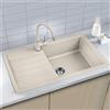Blanco Legra lavello da cucina, 527091, XL 6 S Legra bianco soft opaco [Lavelli da Cucina > per Base Sottolavello a partire da 60 cm]