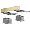 AXOR Universal Accessories set adattatore, 42870990, Universal oro [Accessori Bagno > Ricambi per Accessori Bagno]