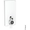 Geberit Monolith Plus modulo sanitario per WC a pavimento, 131203SI7, Monolith Plus bianco/alluminio spazzolato [Elementi ad Incasso > Elementi Incasso per WC]