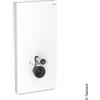 Geberit Monolith Plus modulo sanitario per WC sospeso, 131222SI7, Monolith Plus bianco/alluminio spazzolato [Elementi ad Incasso > Elementi Incasso per WC]